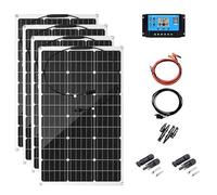 300W Monocrystalline Solar Panel Kit - 40A Solar Charge Controller for RV, Camper, Boat, Off-Grid Home, High Efficiency Power Generation, 7 x 300W System