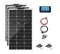 300W Monocrystalline Solar Panel Kit with 40A Regulator - High Efficiency PV Power Generation for RV, Camper, Boat, Home, Off-Grid Energy Solutions, 7x300W Setup