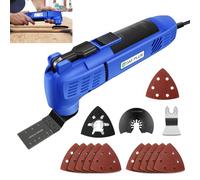 300W Oscillating Multi Tools, 22000 OPM Electric Corded Multi Tool, 3° Oscillation Angle, Quick Change Blade System, Oscillating Multi-Tool Kit with 15Pcs Accessories for Cutting, Sanding, Scraping