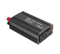 300W Power Inverter 12V DC to 110V AC Automotive Supply with PD65W USB C Charging Port 18W QC3 0 A Fast Ports Intelligent Cooling Fan for Laptop Computer LED