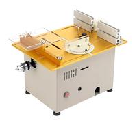300W Precision Mini Table Saw, Portable Hobby Tool, Adjustable Angle, 0-29mm Cutting Depths, Powerful Motor for Crafts and DIY Projects