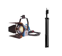 300W Pro Movie Fresnel Tungsten Dimmer Spotlight Lighting Studio Video Barndoor 1 Set