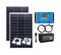300w Solar Kit USB Charging Controller,Cables,Mounts,Battery,Sikaflex