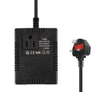 300W Voltage Converter Step Down Power Transformer, UK Plug 220v/240v to 110v/120v Converter, Intelligent Adapter Travel Power Adapter for WIFI, Power Bank, POS Machine