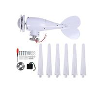 300W Wind Turbine Generator 6 Blades with Low Speed Start Design | Generate renewable energy for homes farms RVs and boats with this 300W wind turbine featuring a low 1.0m/s startup wind speed