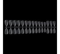300x Short Coffin Nails Full False Nails Nails Tips Almond Shaped False Tips For Art-Decor