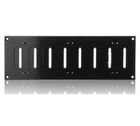 300x100mm Black 12x4in Adjustable Metal Ventilation Grille Air Vent