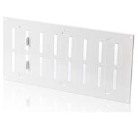 300x150mm White 12x6in Adjustable Metal Ventilation Grille Air Vent