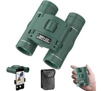 300x25 Binoculars for Adults and Kids, High Powered Mini Pocket Binoculars with Phone Adapter, Waterproof Compact Binoculars for Bird Watching, Hunting, Concert, Theater, Opera, Traveling, Sightseeing