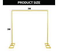 300X300Cm Square Balloon Arch Stand Wedding Arch Frame