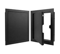 300x300mm Aluminium Access PanelPushtoOpen Inspect Hatch for Wall & Ceiling F Fit Service Door for Plumbing & Electrical Maintenance (Black 500x500mm)