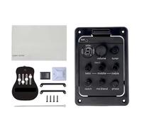 301 Acoustic Guitar Preamp Pickup Double Model Guitar Preamp Tuner Piezo Pickup Equalizers Guitar Piezo Pick Guitar Tuner