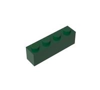 3010 Basic Bricks Brick 1x4 50 Pieces GDS-534 Compatible with Lego Building Blocks Color:Dark Green