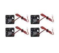 3010 DC Brushless Fan 24V 2 Pin Terminal 30mm Cooling Fan Compatible with 3D Printer Extruder Hot End V6 V5 and Computer Case CPU Server, Low Noise 24DBA Operation, 4 Pieces (DC12V)