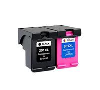 301XL Compatible Ink Cartridge Replacement Compatible With 301 DeskJet 1050 2050 3050 2150 3150 1010 1510 2540(1SET 2COLORS)