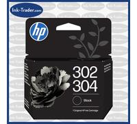 302 / 304 Original HP Black Ink - For Deskjet 2600, 2620, 2622, 2630-34