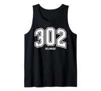 302 Delaware Arched Athletic Design Tank Top