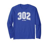 302 Delaware Arched Athletic Design with Details Long Sleeve T-Shirt