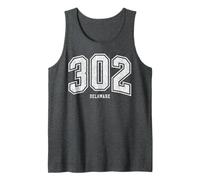 302 Delaware Arched Athletic Design with Details Tank Top