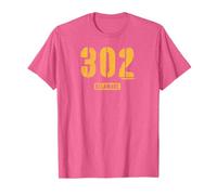 302 Delaware Rough Stencil Design with Details T-Shirt
