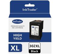 302 XL Black Ink Cartridge replacement for HP 302 - Envy 4520 4527 4524 OfficeJet 3831 3835 3830 5230 4650 Deskjet 3630 2130 2132 3636 3632 & Freepost Recycling Pack