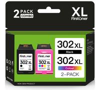 302XL Ink Cartridges for HP 302 Ink Cartridge Replacement for HP 302 Ink Cartridges Combo Pack for HP Envy 4520 4523 4524 4527 Deskjet 2130 3630 3636