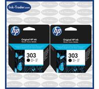303 2x Original Black Ink Cartridges - For HP Tango/Tango X