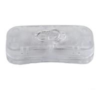 303 Push Button Switch for Simplified Lamp Management Matte Construction with Gloss Rocker for Comfort (transparent)