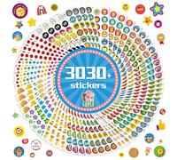3030+PCS Incentive Stickers, 600+ Designs Animals/Rainbows/Medals/Stars Motivational Sticker Reward Gifts for Teacher Parents Classroom Encourage Kids to Do Chores Go to The Toilet (64 Sheets)