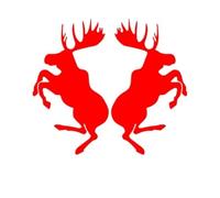 30332 Dancing Moose car Sticker Reflective car Decal Waterproof Stickers on car Truck Bumper Rear Window(6)