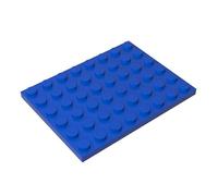 3036 Foundation Plate Plate 6x8 10 Pieces GDS-524 Compatible with Lego Building Blocks Color:Blue