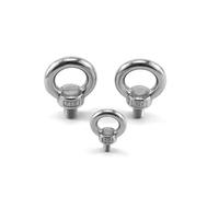 304/316 stainless steel marine lifting hook nut M6 M8 M10 M12 M16(316 Stainless,2pcs M8)
