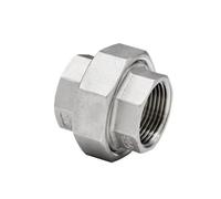 304 Female Thread Water Heater Connector, NPT Union Pipe Coupler Abrasion Resistance 1pc(DN50 2,1pc)