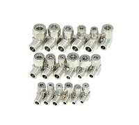 304 Ferrule Compression Pipe Fitting Connector 1/8 1/4 3/8 1/2 PT Thread 6 8 10 12mm Tube Stainless Steel Adapter(PL-NPT,4MM OD Tube_1I2 Thread)