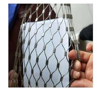 304 Flexible Rope Net Impact-Resint Mesh for Kindergarten Play Safe Ber Animal Garden Netting Size: H2xL25m (6.56ft x 82ft)