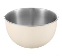 304 Grade Stainless Steel Mixing Bowls With Lids Supporting Common Kitchen Activities Like Mixing Whisking Prepping And Storing(16CM White)