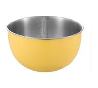 304 Grade Stainless Steel Mixing Bowls With Lids Supporting Common Kitchen Activities Like Mixing Whisking Prepping And Storing(20CM Yellow)