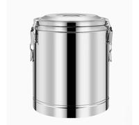 304 inless Steel Soup Warmer, 20L Thermal Food Bucket with Leakproof Lid for Catering, Banquets & Parties. Keeps Meals Hot, Durable Ilated Container for Transport