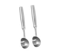 304 Nonrust Steel Scoops with Comfortable Grip for Ice Creams Gelato Melons Ball Maker and Cooking Essential Dishwasher Safe Nonrust Steel Scoops