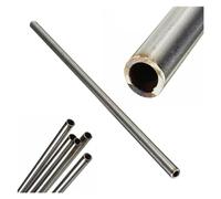 304 Seamless Stainless Steel Straight Round Capillary Pipe, Weldable Industrial Metal Tubing, 250/500mm Length 1-10PCS(6x4x500mm 1pcs)