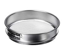 304 Stainless Lab Sieves, Standard Laboratory Test Sieve 304 Stainless Steel Chromed Frame 20 cm Multiple Mesh Sizes(200 mesh(0.075mm))