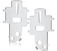 304 Stainless Marine Deck Key Tool for Boat Gas 304 Stainless(Set Of 2) | Fits standard gas , shackle key function, fitment, boat yacht compatible, silver finish