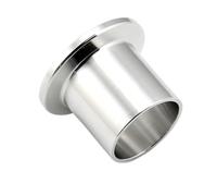 304 Stainless Steel 20mm 30mm 40mm 50mm KF10 KF16 KF25 KF40 KF50 Weld Ferrule Vacuum Pipe Fitting Fit Tri Clamp(KF40,Length 80mm)
