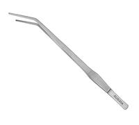 304 Stainless Steel 38CM/15 inch Extra Long Curved Aquarium Tweezers,Fish Tank Clean Aquatic Plants Aquascaping Tools,Mega Reptile Snake Lizard Feeding Tongs