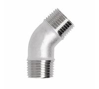 304 Stainless Steel 45° Elbow Joint for Pipe Connecting Conversion DN15
