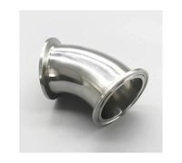304 Stainless Steel 45 ° Quick-Installation Elbow Clamp Type Chuck Elbow 135 Degrees Polished Glossy Quick-Connect ICXLPMC(SS316,1")