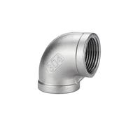 304 stainless steel 90 degree thread NPT elbow threaded inner wire SUS304 external pipe fitting 1 minute 2 minutes 3(G1-1/4)