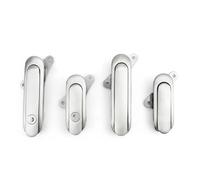 304 Stainless Steel AB403 Flat Lock Control Cabinet AB402 1Pcs(AB403 with Key)