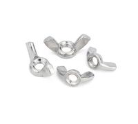 304 Stainless Steel Adjust Thumb Nut Hand Tighten Thumbnut Ingot Ear Wing Nut DIN315 M3 M4 M5 M6 M8 M10 M12 GB62(5pcs M10)