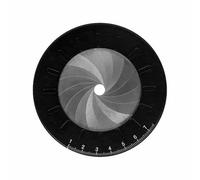304 Stainless Steel Adjustable Rotatable Round Template Ruler 125mm Circle Drawing Maker Tool for Woodworking Drafting DIY Crafts Model Making(Black)